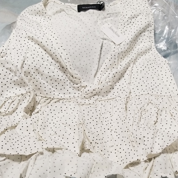 Minkpink Promise Spotty Twist Front Top NWT - Picture 6 of 8